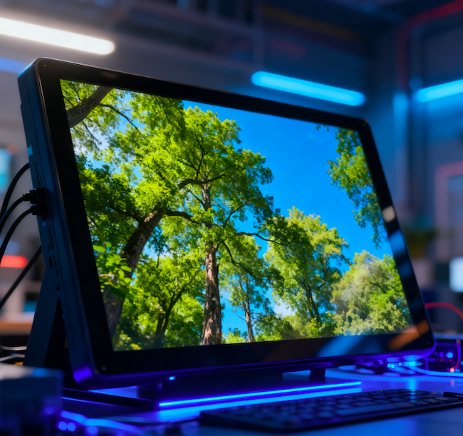 transflective color tft